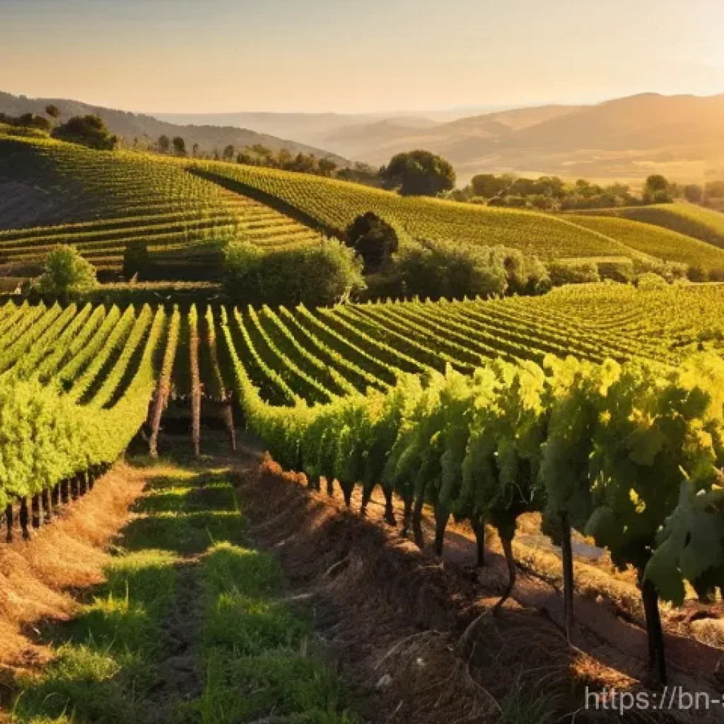 와인 종류별 향과 맛의 차이 - **Prompt 1: "The Art of Harvest"**
A breathtaking, panoramic view of a lush vineyard at the peak...